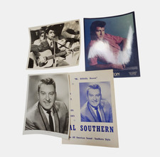 Vintage 50s-80s Bobby Flow Country Rockabilly Music Artist Press Photos Set of 4 picture