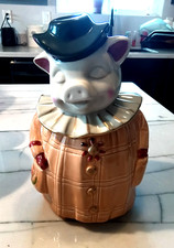 Old Vintage Original Shawnee Winnie Cookie Jar With Bank Head 11 Tall Rare 1940s picture