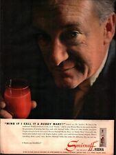 George Sanders 1956 Smirnoff Vodka Ad nostalgic b3 picture
