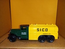 9624 ERTL 1930 DIAMOND T TANKER SICO  COIN BANK W/KEY DIE CAST METAL 2 1/2 TON picture