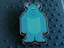 Miniso Disney Pixel Metal Badge Mystery Monsters Inc Sulley Pin picture