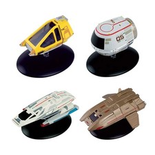 Eaglemoss Star Trek Shuttlecraft Replica Set 3 Travel Pod, Type-11 Argo, Workbee picture