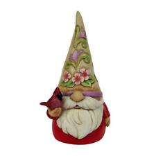 Jim Shore Spring Gnome Figurine Red Bird Beauty Gnome with Cardinals 6010284 picture