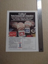 1980-Rawlings-Collect two baseball classics-Official 1980 All Star Game Print/AD picture