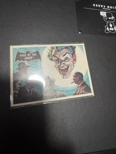 JOKER TRUE ROOKIE RC 1966 BLACk BATMAN #9 DC topps Face of the Joker Centered picture