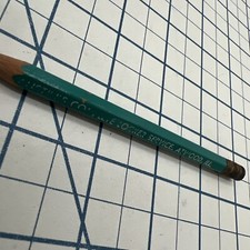 Atwood Illinois IL Wood Pencil Gold Bond Salesman Vintage Austins Locker Butcher picture