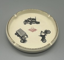 Vintage Diamond Reo Trucks Advertising Ashtray 1911 Diamond T Semi Big Rig Gas picture