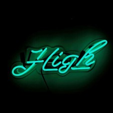 High Neon Light Letter Sign Home Room Man Cave Decoration Artwork Gift 20