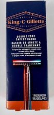 King C. Gillette Men's Double Edge Safety Razor + 5 Refill Blades picture