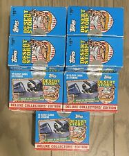 1991 Topps Tiffany Desert Storm Factory Sealed Sets (7) picture