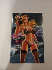 STORMY DANIELS SPACE FORCE #1 CVR GREGBO GALACTICA STARBUCK LINGERIE Signed COA picture