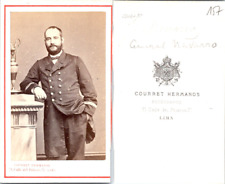Courret, Lima, Admiral Navarro, circa 1865 Vintage CDV albumen business card -  picture
