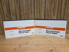Vintage St. Regis Second Grade Pencil Tablet 36 Sheets Lot of Two picture