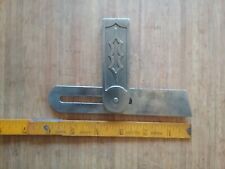 Antique Ornate Sliding Bevel  Small 5 7/8 inch RARE & Collectable Tool picture
