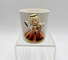 Vintage INARCO Month Of August Mug with  Angel Figurine On Mug picture