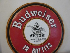Budweiser In Bottles Anheuser-Busch Round 11-3/4