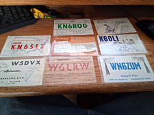 Ham Radio Postcards Lot Vtg Lot Of 8 picture