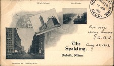 Duluth MN Street Scene c1900s-10s c1900 Private Mailing Card bhn picture