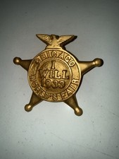 1933-1934 CHICAGO WORLDS FAIR Badge or License Plate Topper NICE picture