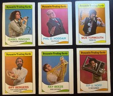Vintage Scholastic Dynamite Magazine Trading Cards 6 Card Lot 1970s 80s Oddball picture
