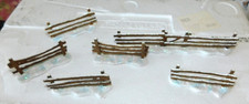 Hawthorne Village Winter Christmas Village SNOWY FENCE 6 Pieces 2007 picture