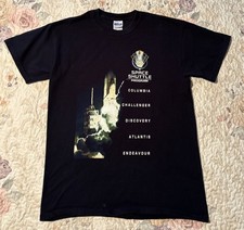 NASA Space Shuttle Program Commemorative Employee Tee Shirt Med STS-1 To STS-134 picture