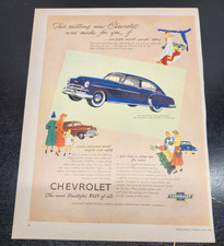 1949 VTG Better Homes & Garden Chevrolet Advertisement- 11 x 13 picture
