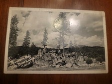 Boulder Bay Big Bear Lake California Real Photo Postcard RPPC picture