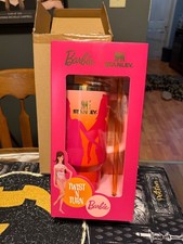 NEW Barbie x Stanley 60s Tumbler 40 oz Twist 'N Turn Quencher picture