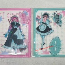 2Pcs/Set Alien Stage Mizi/Sua Acrylic Desktop Stand Figure Collection Decor Gift picture