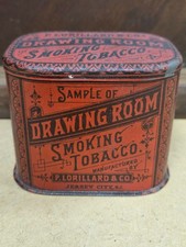 P. Lorillard & Co. Drawing Room Smoking Tobacco tin Jersey city, NJ picture
