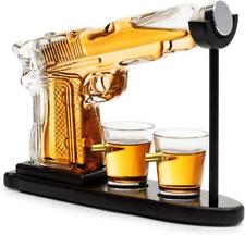 Glock Decanter Set with Matching Shot Glasses Utensils picture