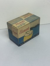 Hamm's Beer mini 6 pack flat top cans case box with 10 NOS Matchbooks 1950s RARE picture