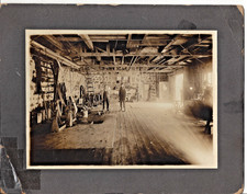 Cabinet Photo-Vintage Interior of New Britain, CT. Repair Shop w/Two Gentlemen picture