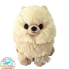 new Sun Lemon PUPS Pomeranian Beige S H14.2cm Plush fm Japan w/Tracking picture