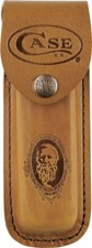 Case XX Large Job Case Sheath Brown Leather Construction Fits Folding Knife picture