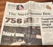 Barry Bonds 756 - Sacramento Bee - 2007 picture
