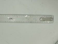 Vintage Vemco DRAFTING MACHINE SCALE RULER 9P-10 w/Box XLNT COND  picture