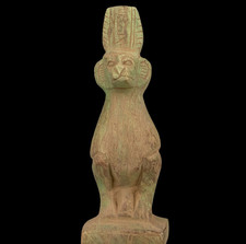 A Rare Egyptian Artifacts Of Authentic Pharaonic Statue Egyptian God Baboon BC picture