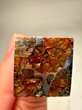 GREAT DEAL MULTI-FACED SENSATIONAL SEYMCHAN PALLASITE METEORITE 9.9 GMS picture