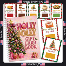 Christmas Gift Card Holder Book for Teens, Adults, Kids, 20 Holiday Pages picture