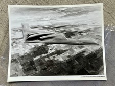 Vintage 1988 B-2 Advanced Technology Bomber USAF Press Photo Signed Artwork picture