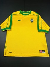 Authentic Original Umbro Brazil 1998 Home Shirt Mens Large L (2404) picture