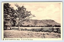 Postcard Easthampton Massachusetts Mt. Tom From Park Street Tuck's Post Card picture