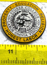 STORER College 1867 VTG Education Religion Honest Labor Lapel Tack Pin Badge  picture