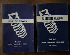 Navy Basic Training Courses Bundle Of 2 Use Of Tools & Blueprint Reading-Y picture