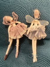 Handmade Cloth Fairy Ballerina Girls Christmas Ornaments -2 picture