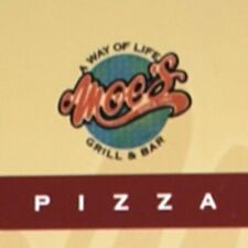 2000s Moe's Grill & Bar Restaurant Menu Cincinnati/Northern Kentucky CVG Airport picture