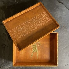 Custom Maple Black Glow-In-the-Dark Lightsaber Box picture