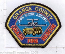 California - John Wayne Airport Orange County CA Fire Dept Patch Crash Fire Resc picture